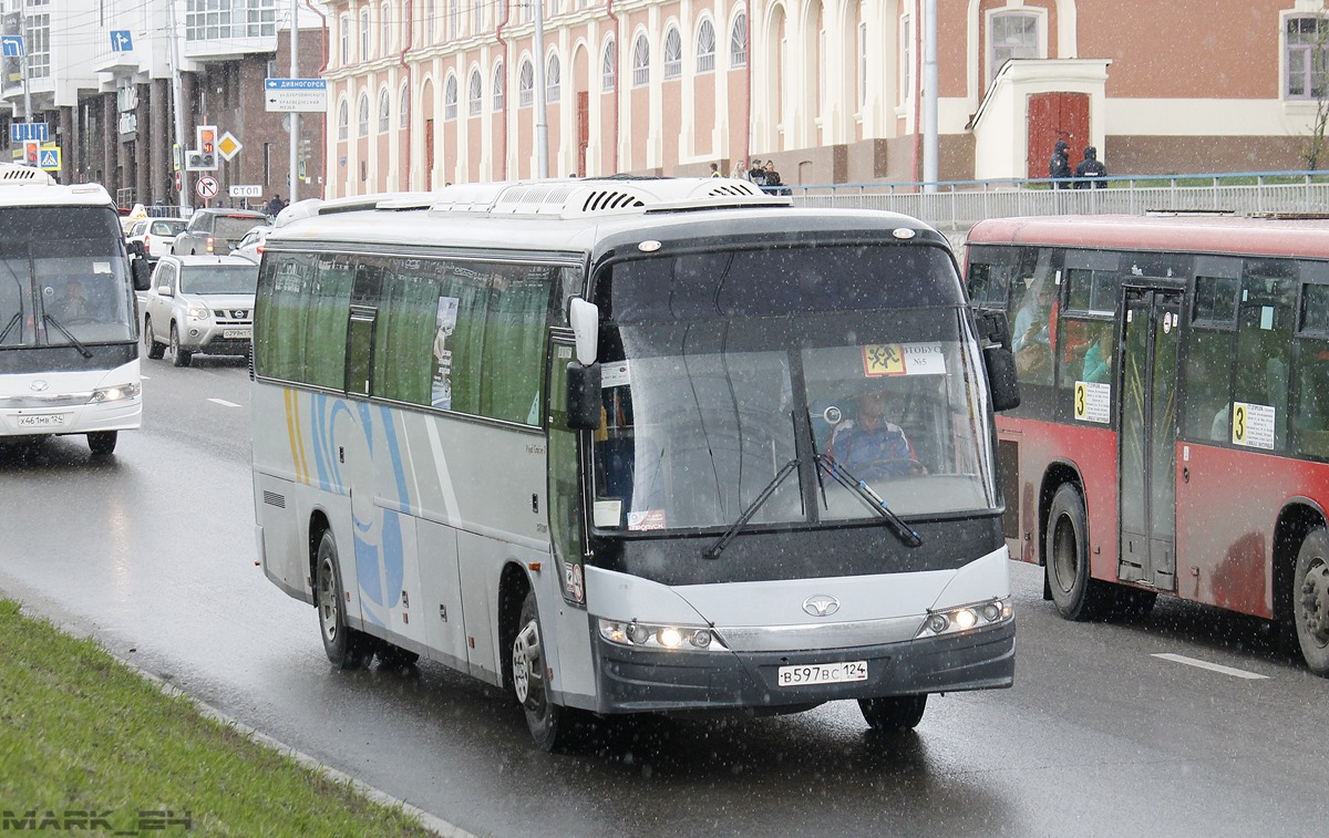 Krasnoyarsk region, Daewoo BH120F Royal Cruiser # В 597 ВС 124