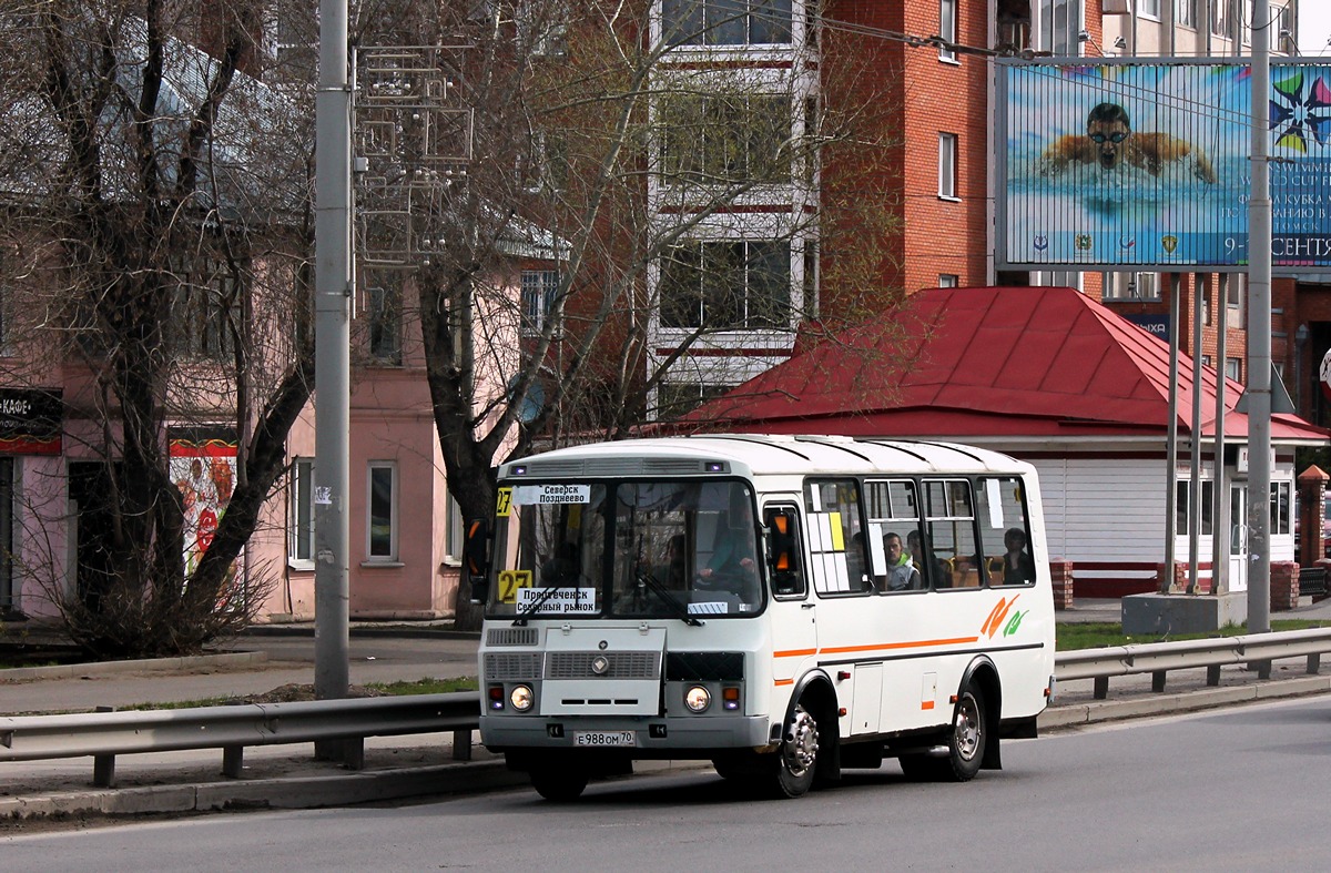 Томская область, ПАЗ-32054 № Е 988 ОМ 70