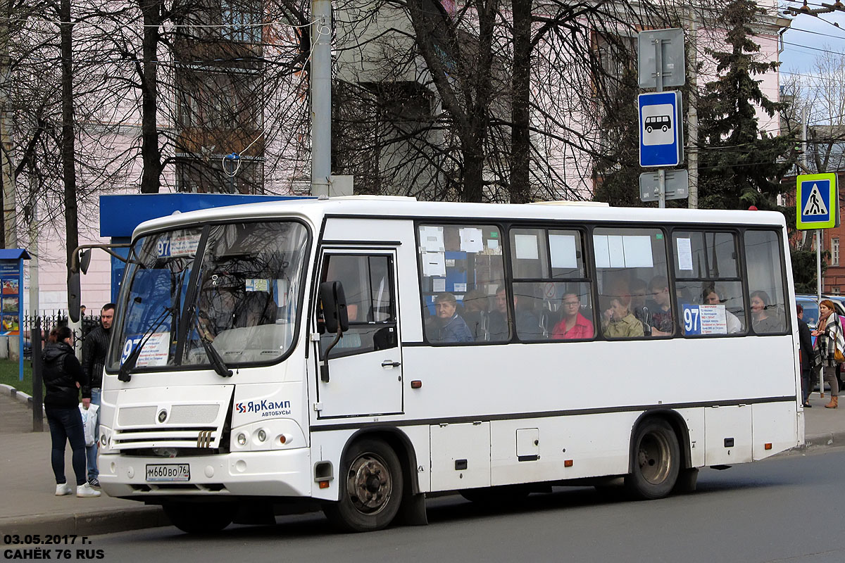 Ярославская область, ПАЗ-320402-05 № М 660 ВО 76