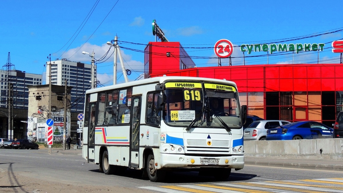 Obwód leningradzki, PAZ-320402-03 Nr В 440 СА 47