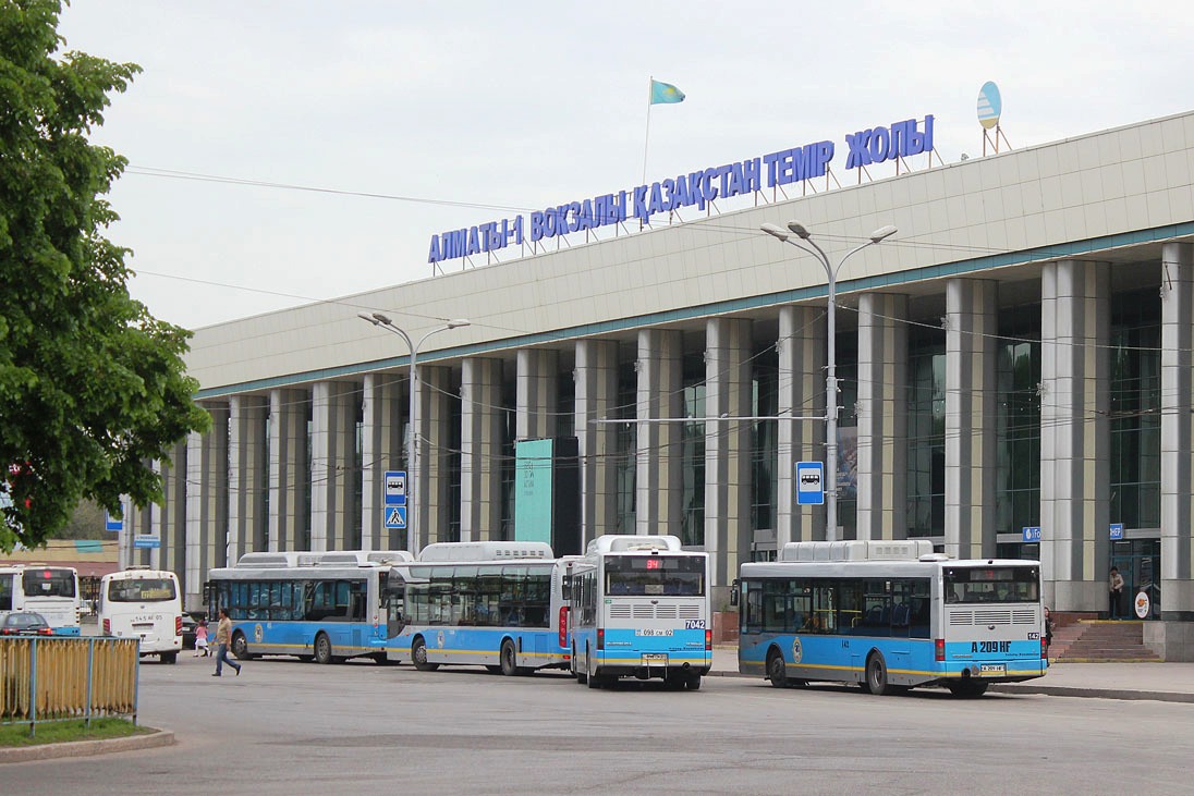 Алматы — Конечные остановки — Фото — Автобусный транспорт