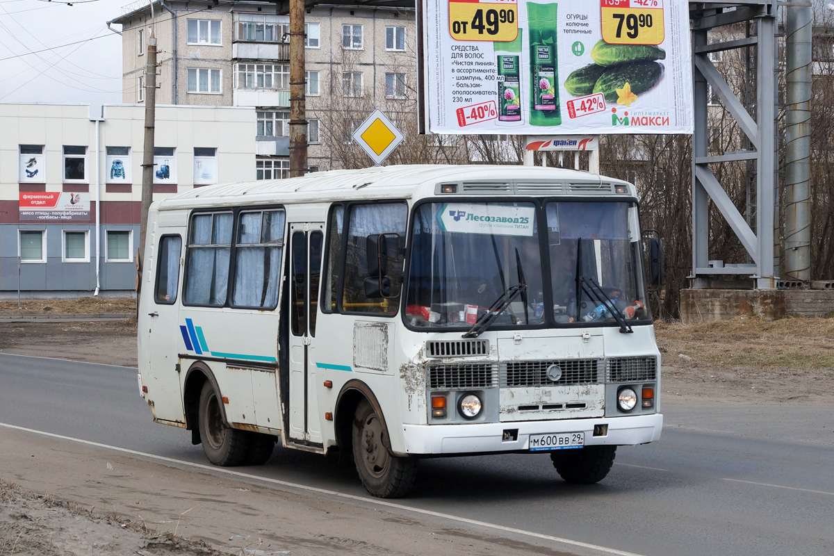 Архангельская область, ПАЗ-32053 № М 600 ВВ 29