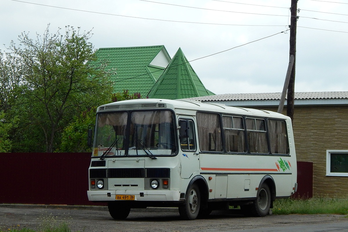 Воронежская область, ПАЗ-32054 № ВА 491 36