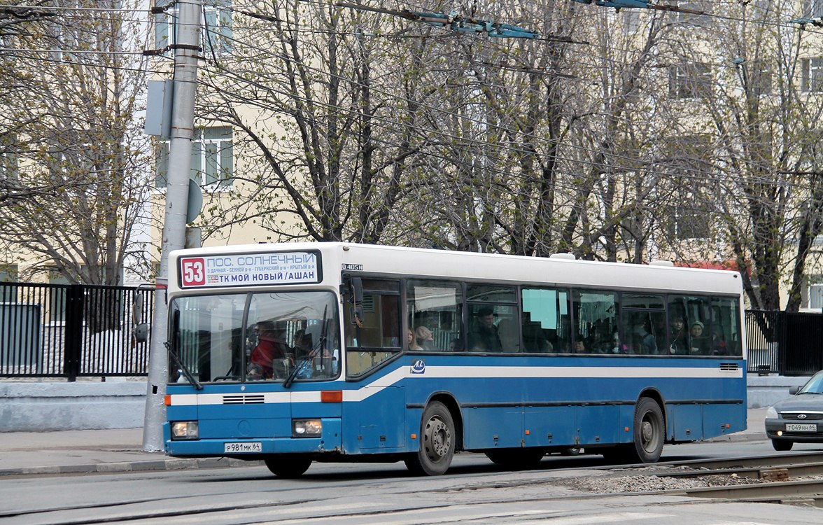 Саратовская область, Mercedes-Benz O405N № Р 981 МК 64