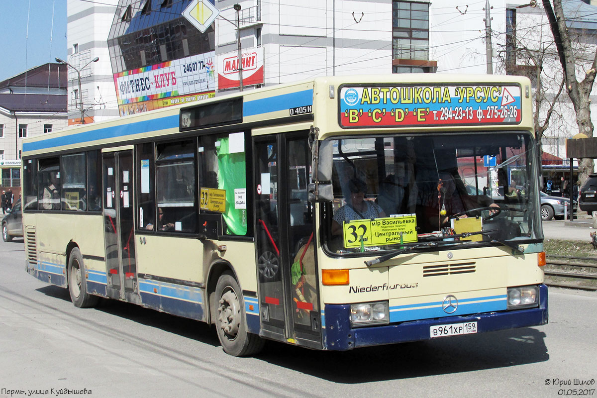 Kraj Permski, Mercedes-Benz O405N2 Nr В 961 ХР 159