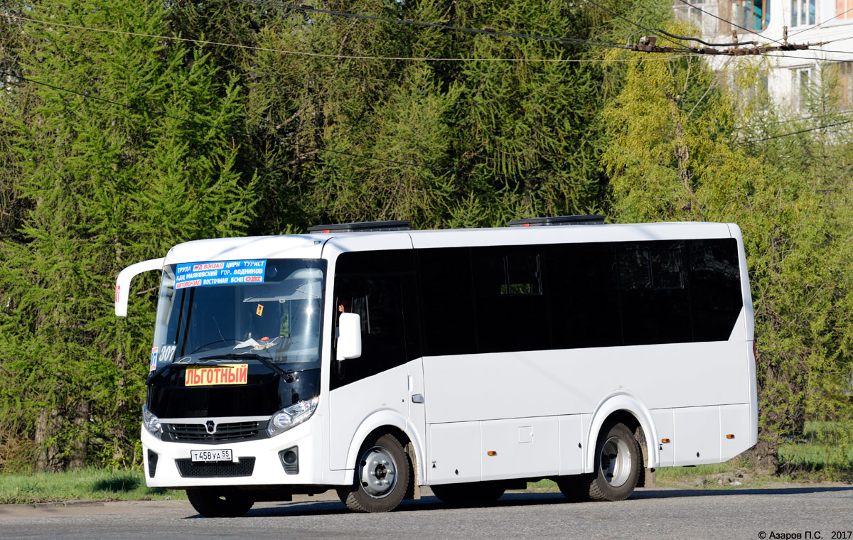 Omsk region, PAZ-320405-04 "Vector Next" č. Т 458 УА 55