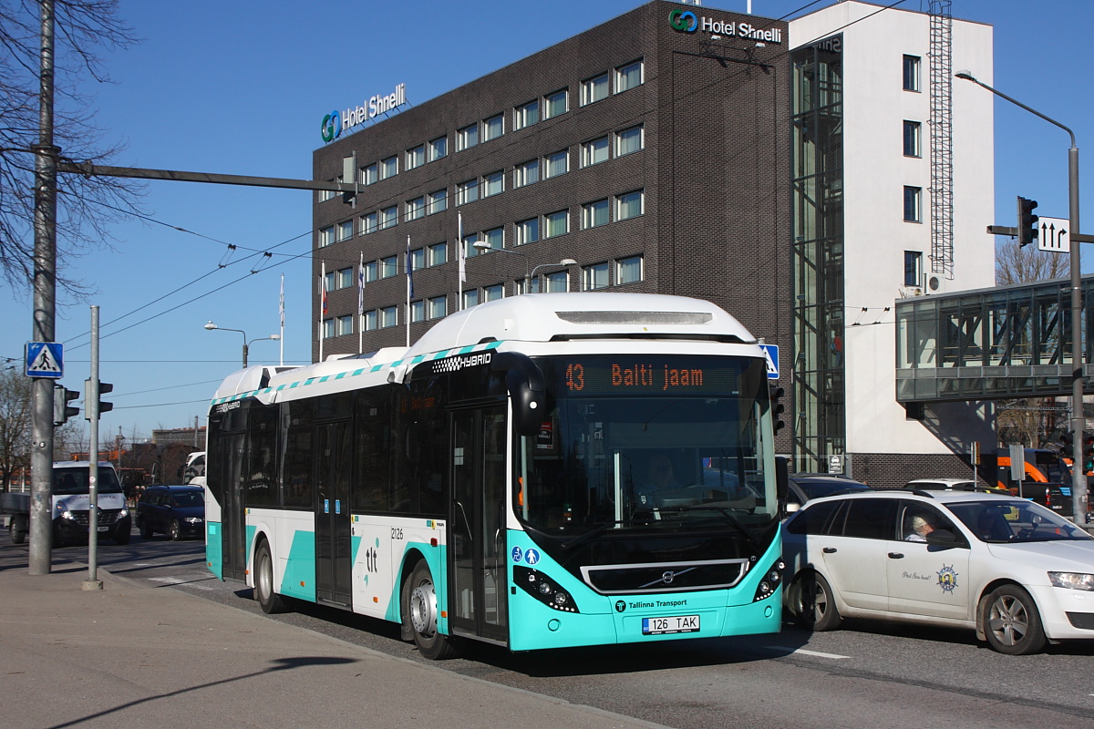 Эстония, Volvo 7900 Hybrid № 2126