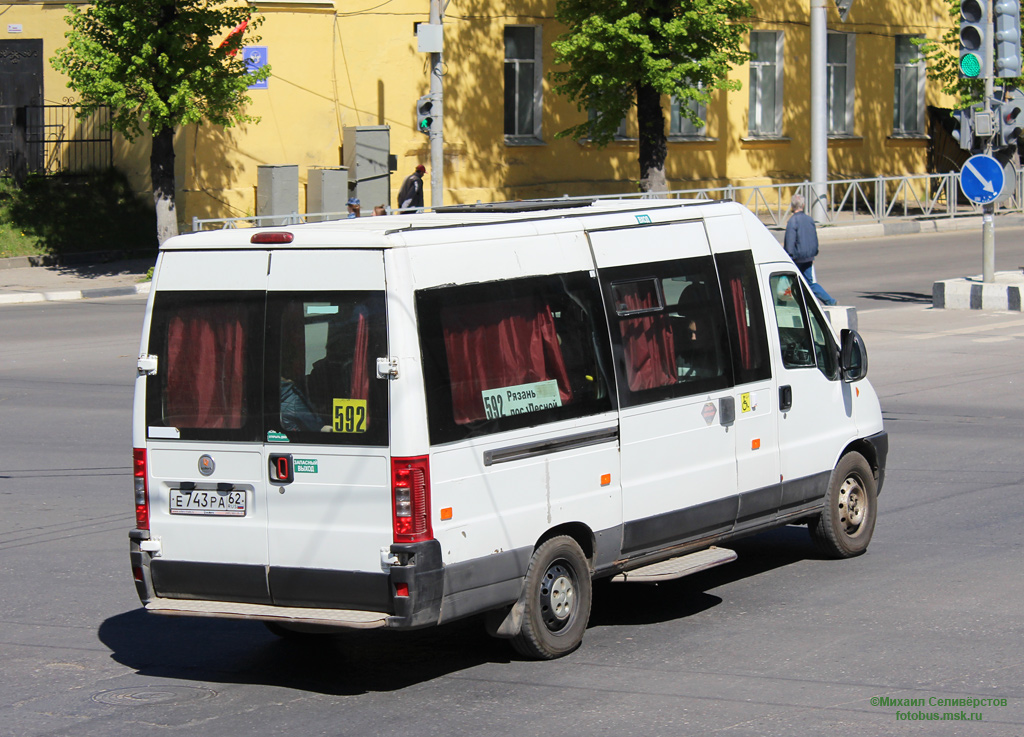 Рязанская область, FIAT Ducato 244 [RUS] № Е 743 РА 62