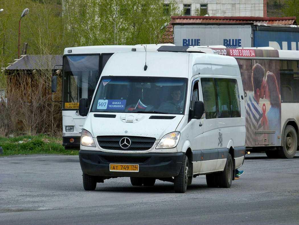 Челябинская область, Mercedes-Benz Sprinter W906 515CDI № 749 — Фото —  Автобусный транспорт