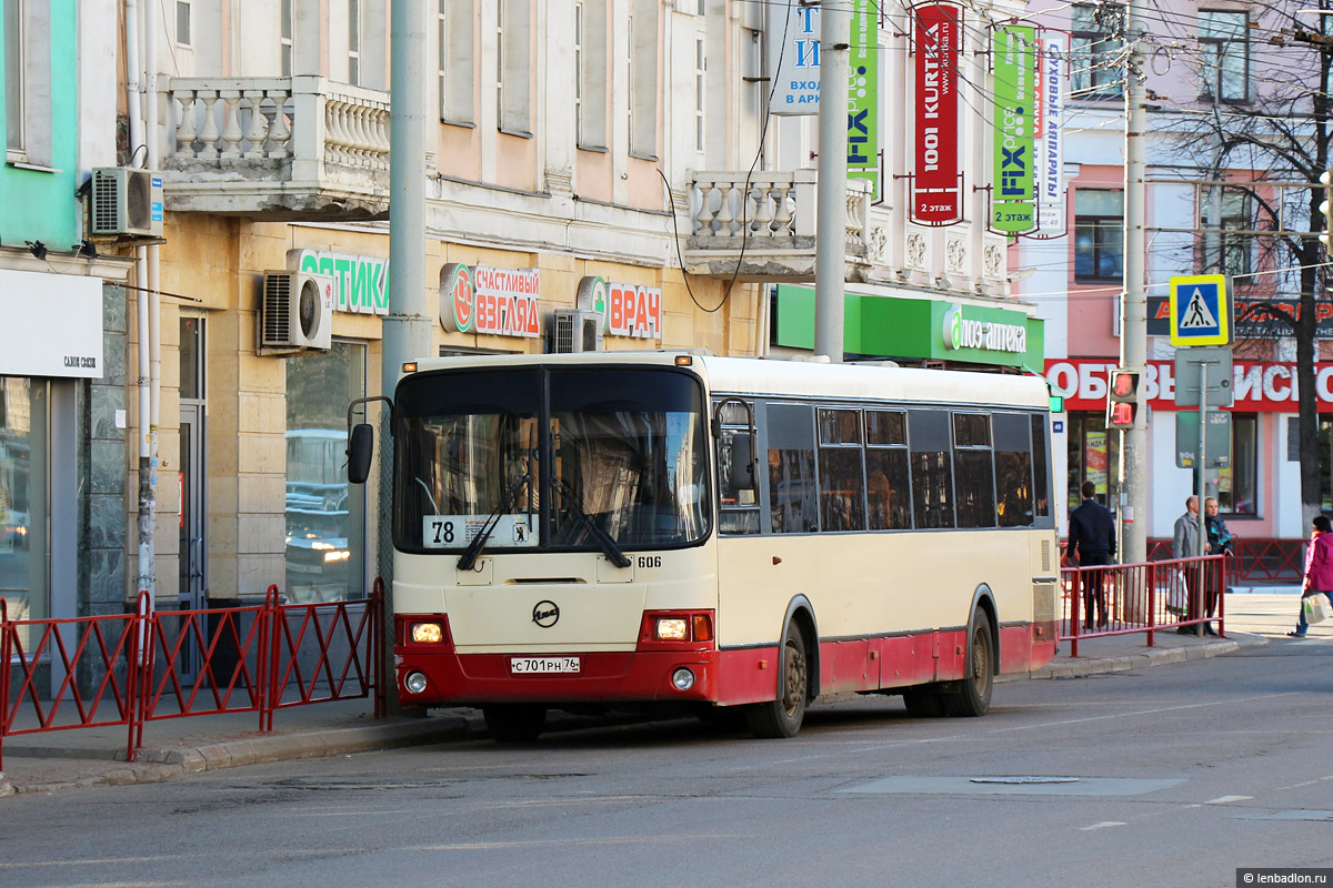 Ярославская область, ЛиАЗ-5256.53 № 606