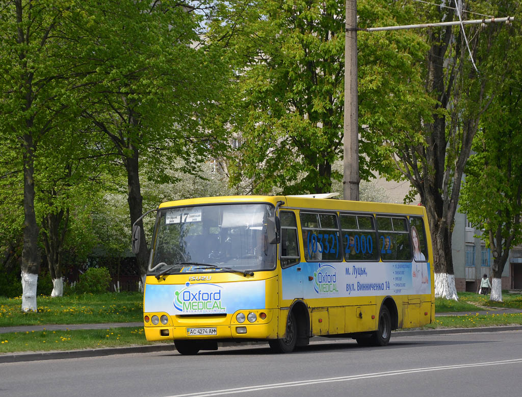 Волынская область, Богдан А09202 № AC 4274 AM