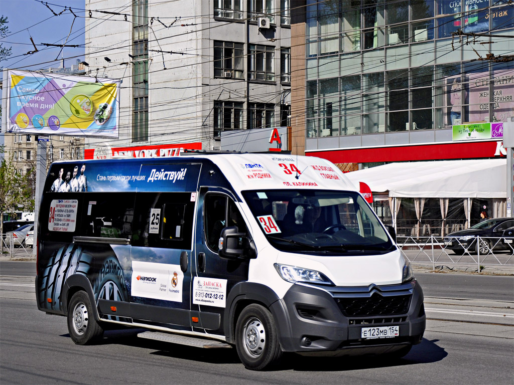 Новосибирская область, Нижегородец-2227W (Citroёn Jumper) № Е 123 МВ 154