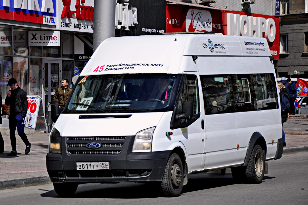 Новосибирская область, Нижегородец-222709  (Ford Transit) № В 811 ТУ 154