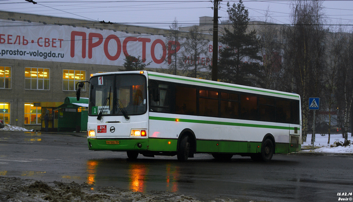 Вологодская область, ЛиАЗ-5293.53 № АК 544 35