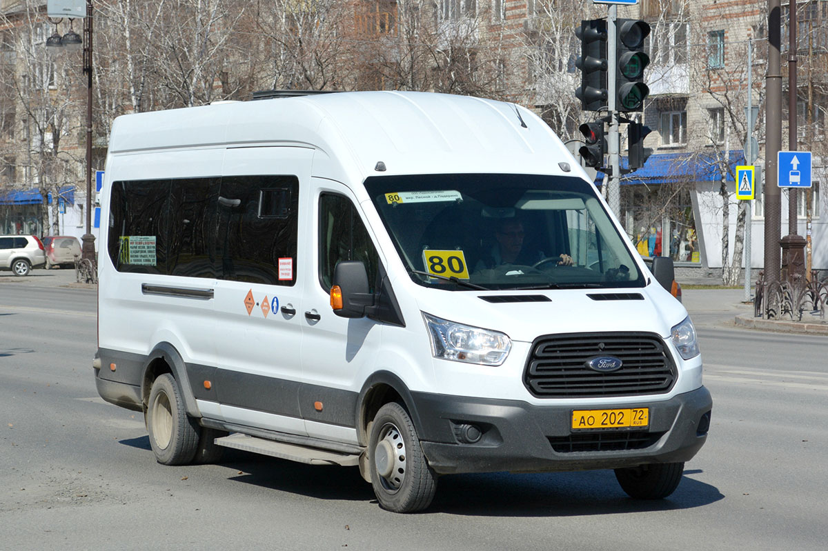 Tumen region, Nizhegorodets-222708 (Ford Transit FBD) Nr. АО 202 72