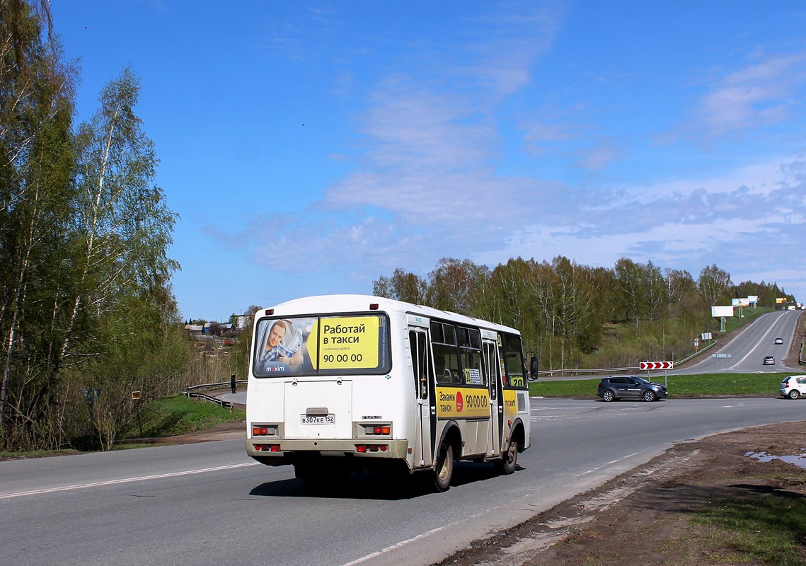 Томская область, ПАЗ-32054 № В 307 КЕ 152