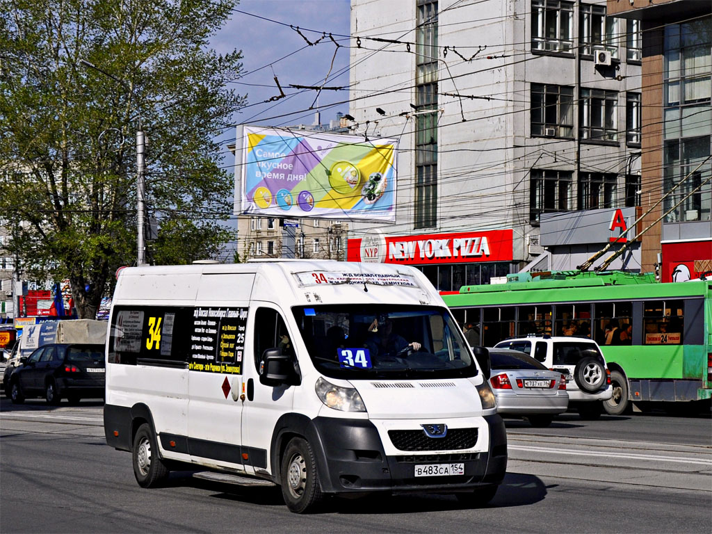 Novosibirsk region, Nizhegorodets-2227SK (Peugeot Boxer) # В 483 СА 154