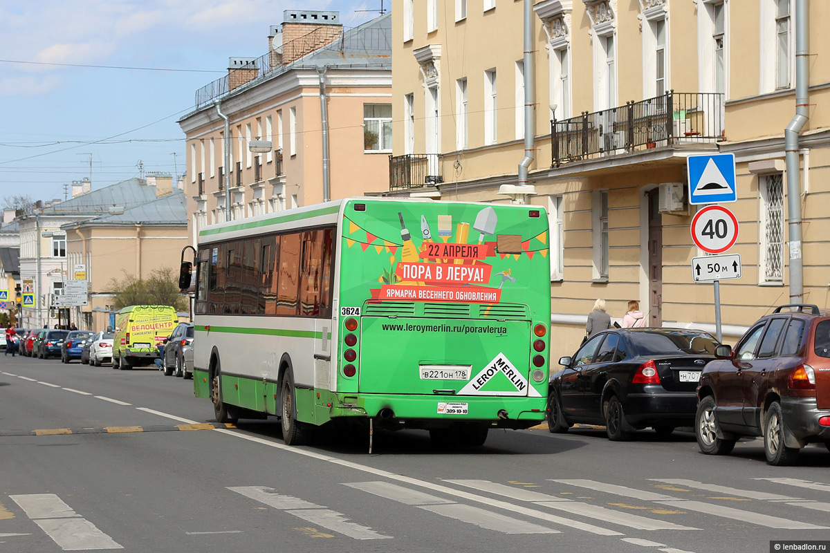 Санкт-Петербург, ЛиАЗ-5293.60 № 3624