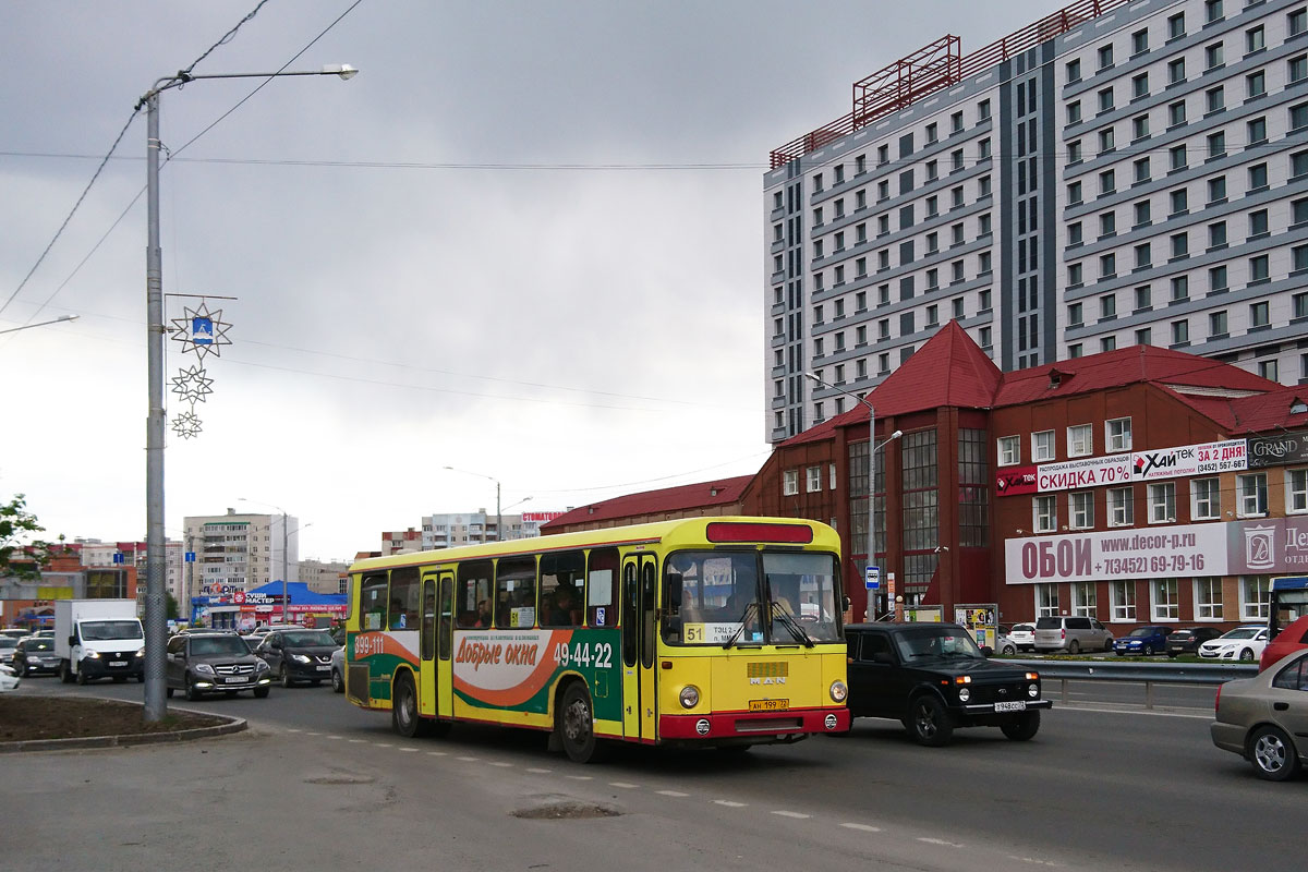 Тюменская область, MAN 193/789 SÜ240 № АН 199 72