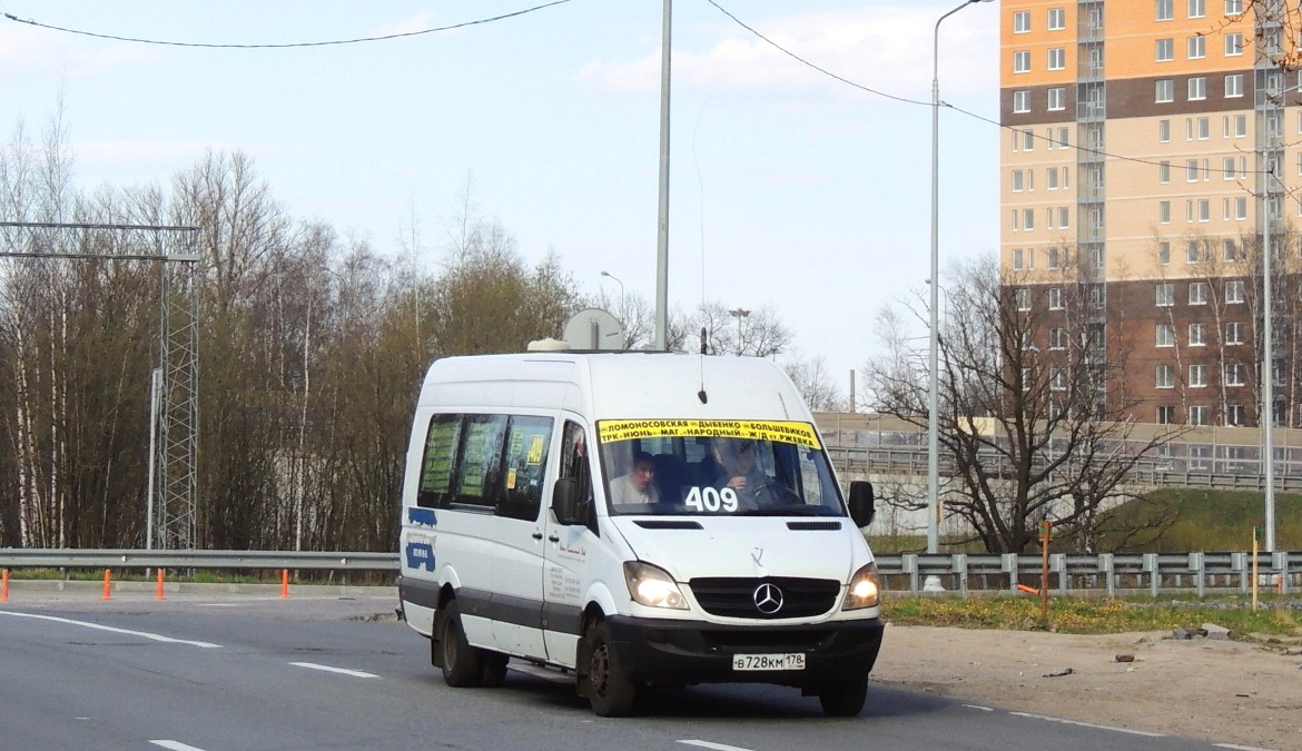 Санкт-Петербург, Луидор-22360C (MB Sprinter) № В 728 КМ 178