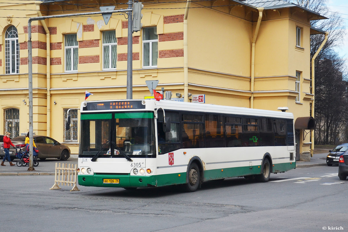 Санкт-Петербург, ЛиАЗ-5292.20 № 6305