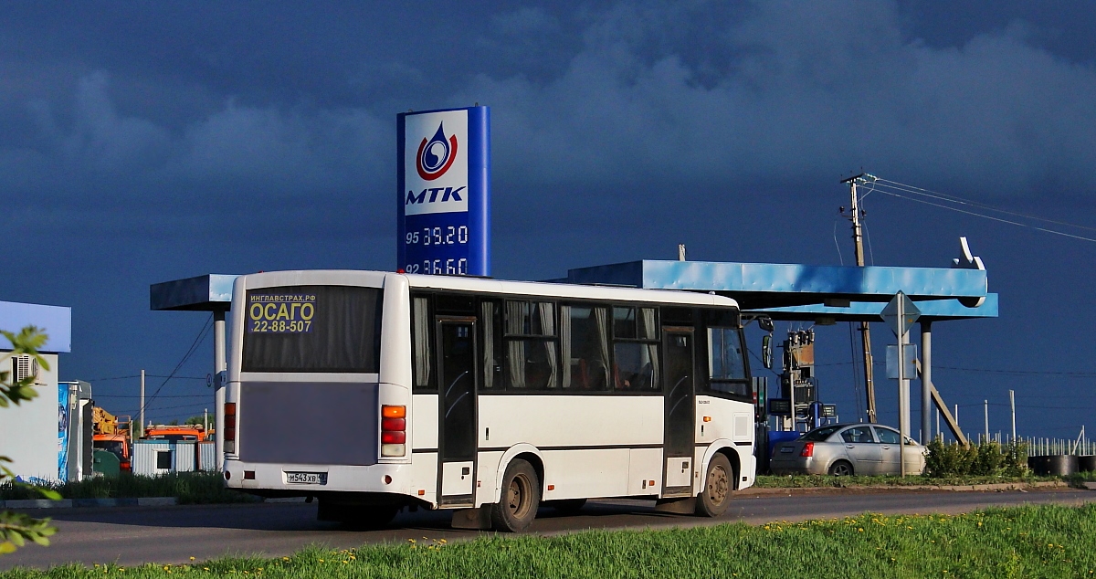 Lipetsk region, PAZ-320412-04 Nr. М 543 ХВ 48