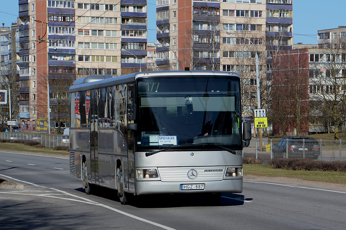 Литва, Mercedes-Benz O550 Integro № 60