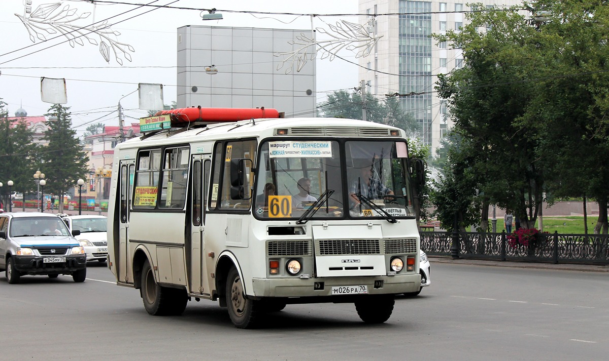 Томская область, ПАЗ-32054 № М 026 РА 70