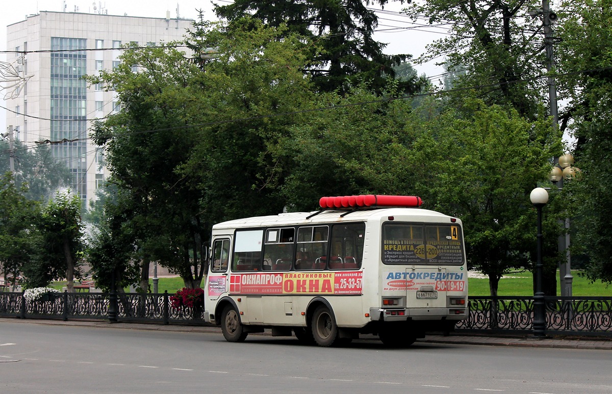 Томская область, ПАЗ-32054 № Е 667 ТС 70