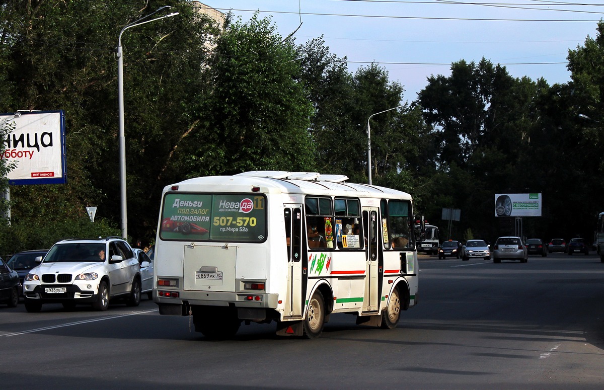 Томская область, ПАЗ-32054 № К 869 РК 70