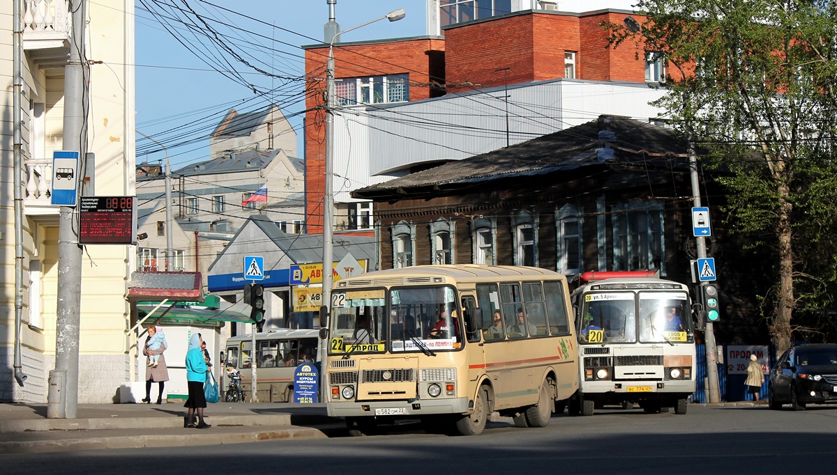 Томская область, ПАЗ-32054 № О 582 ОМ 22