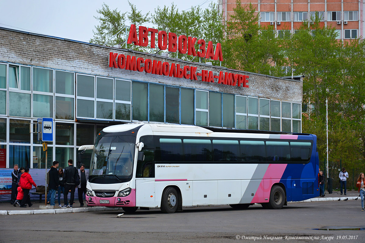 Хабаровский край, Daewoo FX212 Super Cruiser № В 274 НС 27