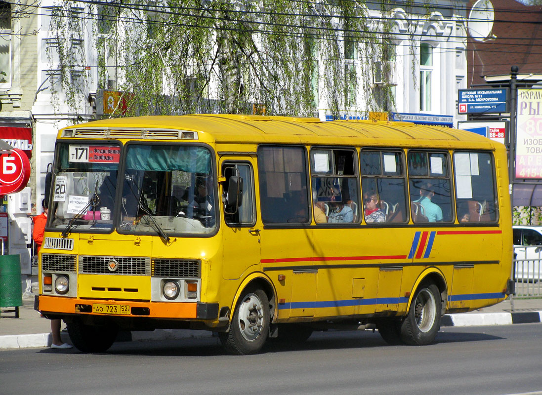 Нижегородская область, ПАЗ-4234 № АО 723 52