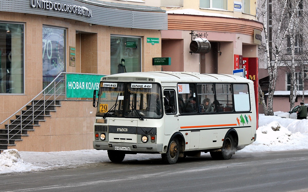 Томская область, ПАЗ-32054 № Е 437 ХМ 70