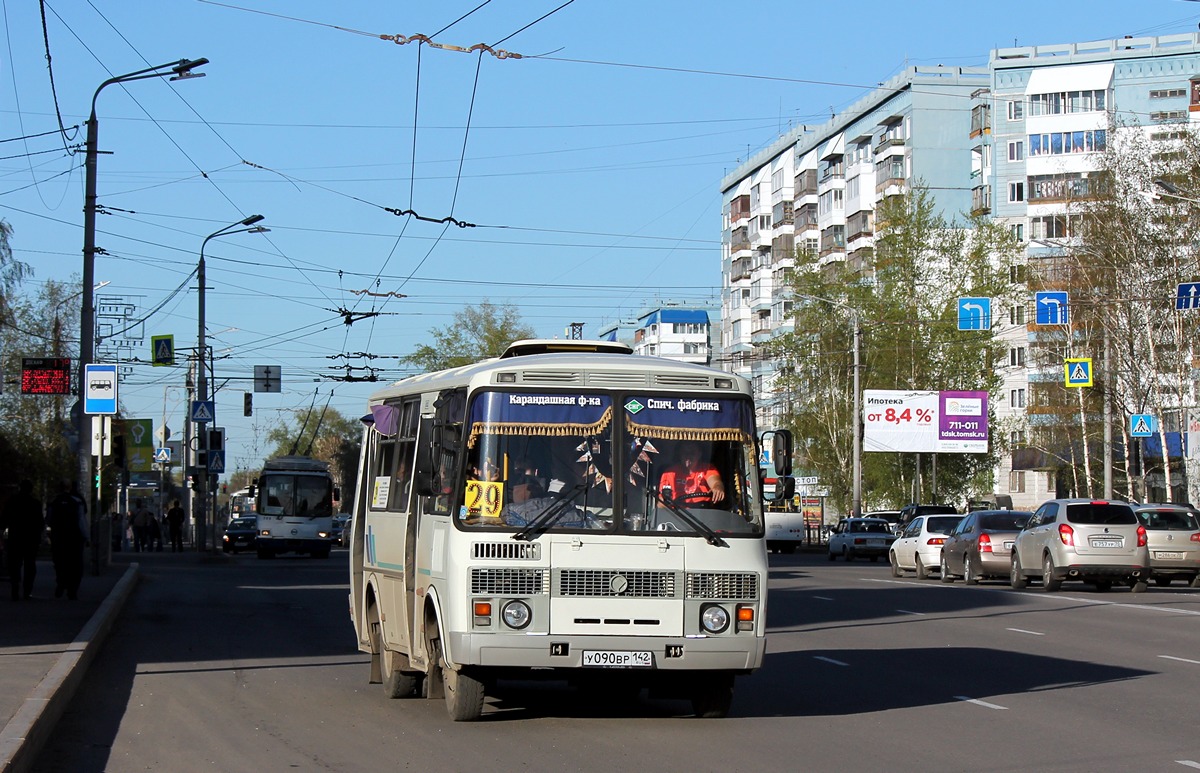 Томская область, ПАЗ-32053 № У 090 ВР 142