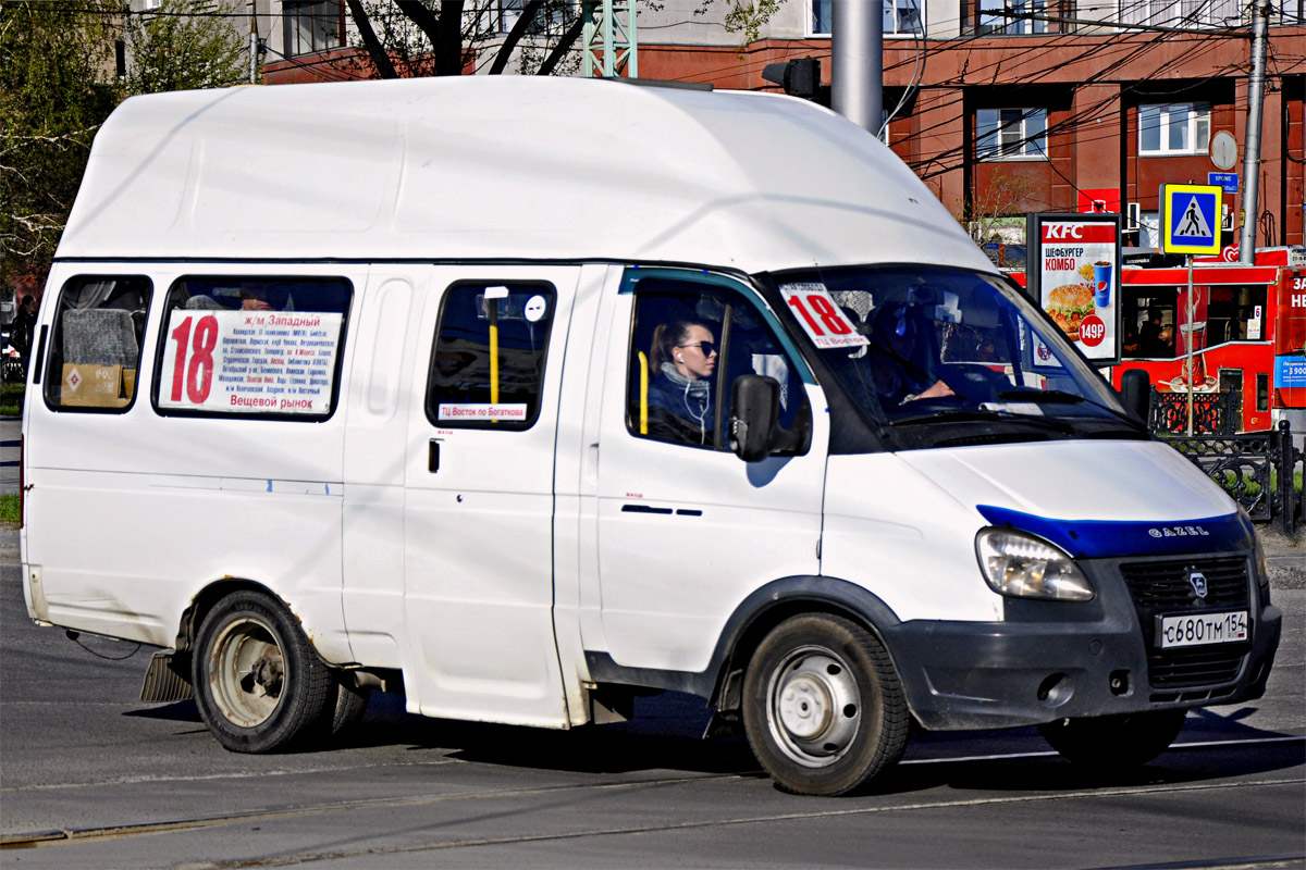 Novosibirsk region, Luidor-225000 (GAZ-322133) č. С 680 ТМ 154