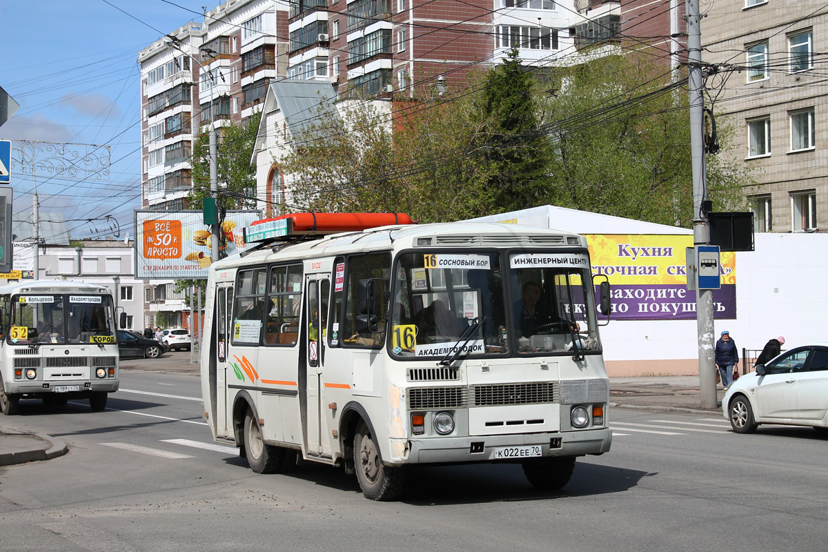 Томская область, ПАЗ-32054 № К 022 ЕЕ 70