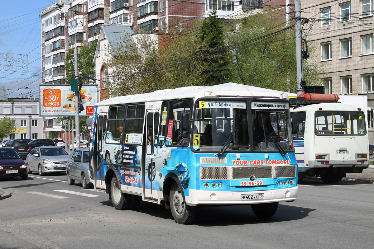 Томская область, ПАЗ-32054 № Е 402 УК 70