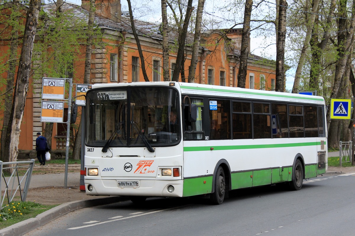 Санкт-Петербург, ЛиАЗ-5293.53 № 3427