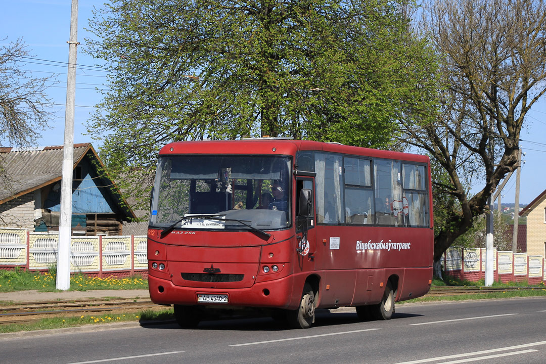 Vityebszk és környéke, MAZ-256.270 sz.: 100612