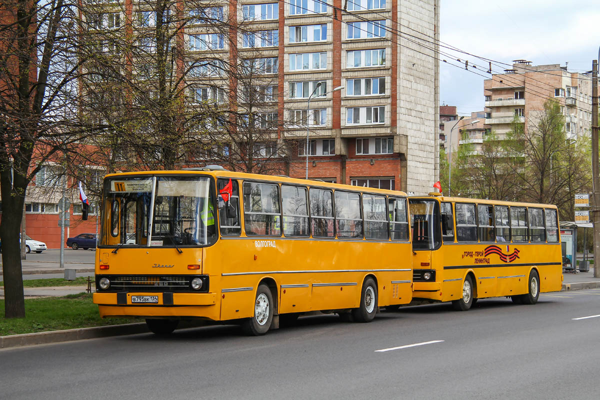 Volgogrado sritis, Ikarus 260.50 Nr. В 795 ВК 134; Sankt Peterburgas — 3rd St. Petersburg parade of retro-transport, 21 May 2017