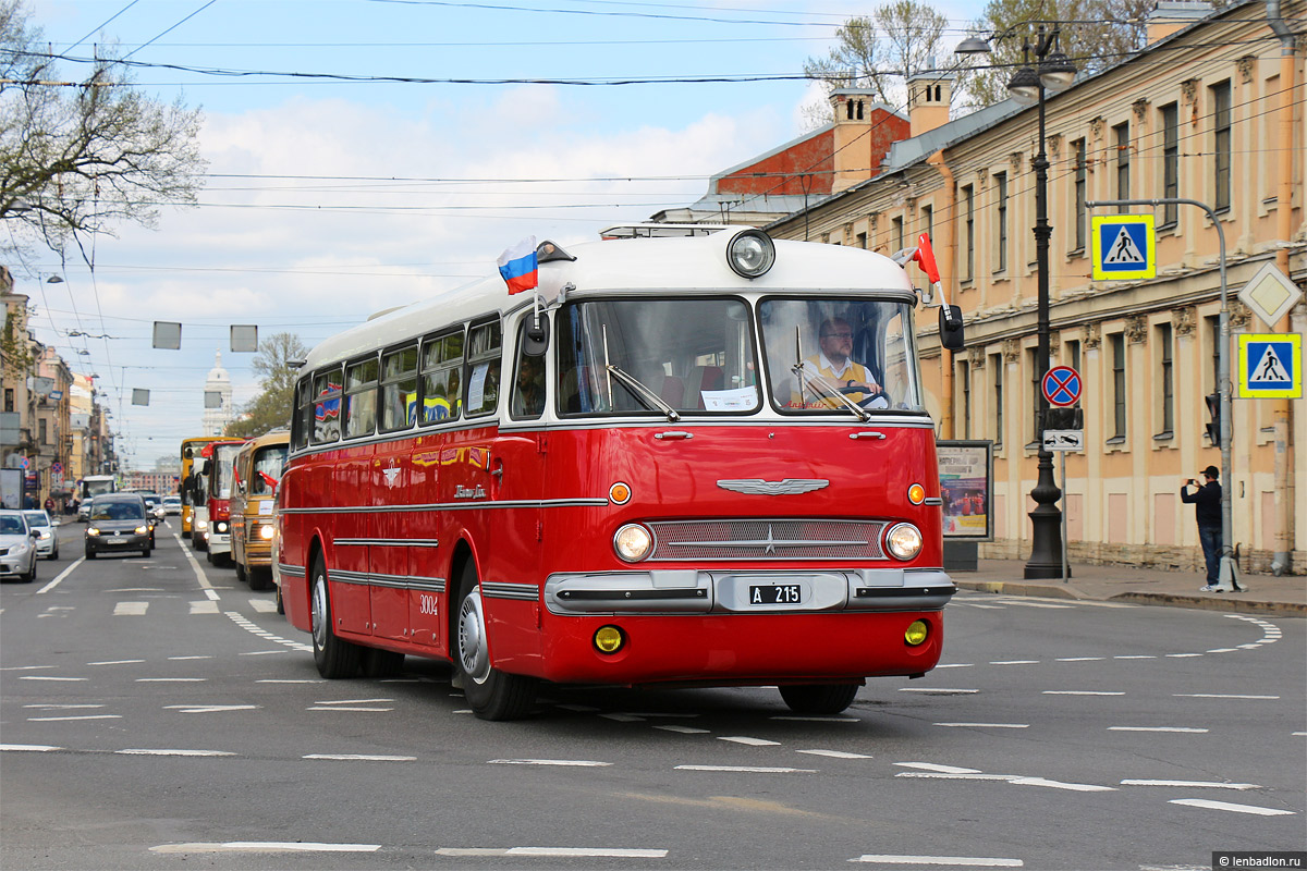 Эстония, Ikarus  55.14 Lux № A 215; Санкт-Петербург — III Петербургский парад ретро-транспорта 21 мая 2017 г.