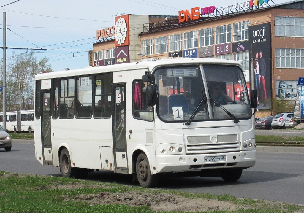 Вологодская область, ПАЗ-320412-03 № Е 399 СУ 35