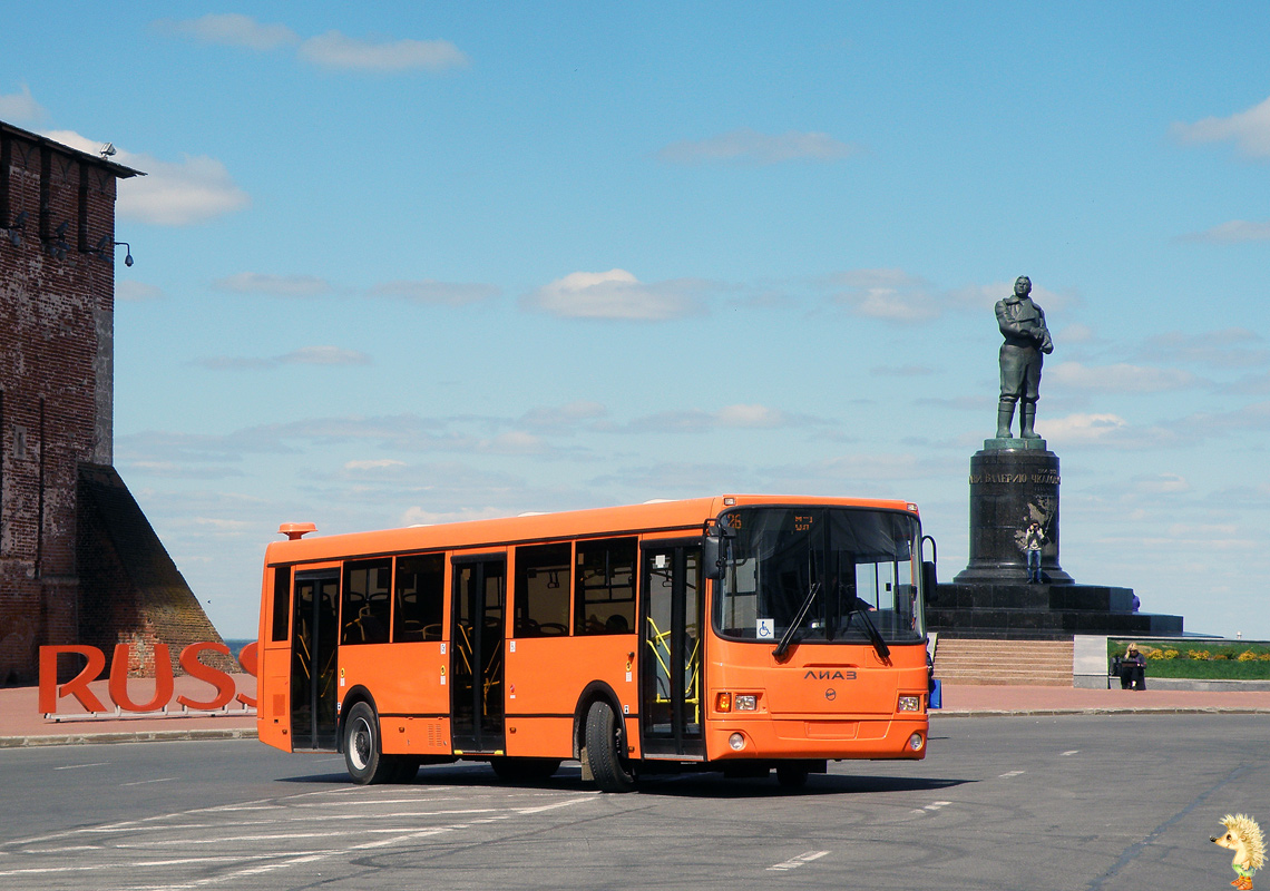 Ніжагародская вобласць — Презентация автобусов ЛиАЗ-5293.60, 22 мая 2017 года