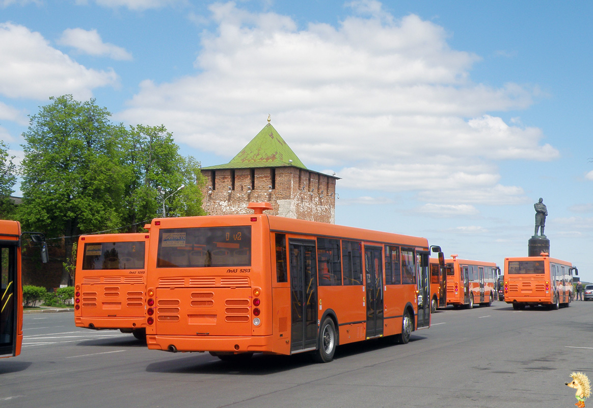 Obwód niżnonowogrodzki — Presentation of buses LiAZ-5293.60, 22 may 2017