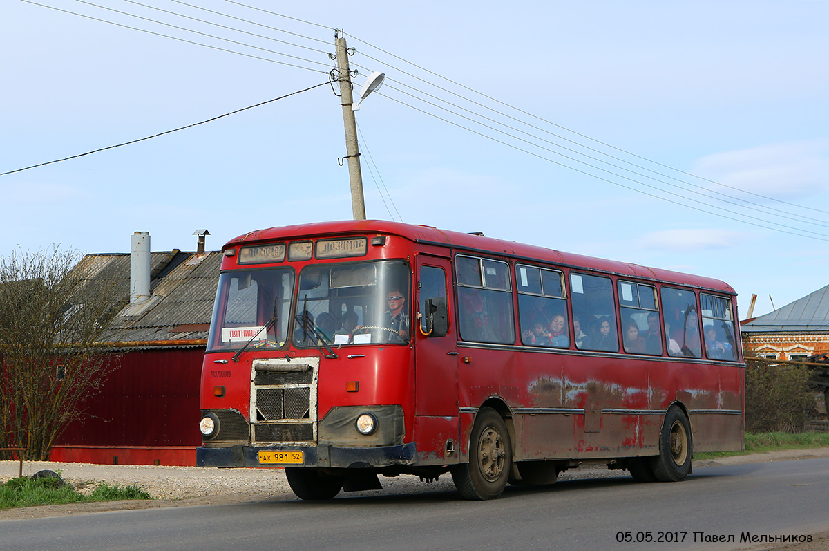 Нижегородская область, ЛиАЗ-677М № АК 981 52