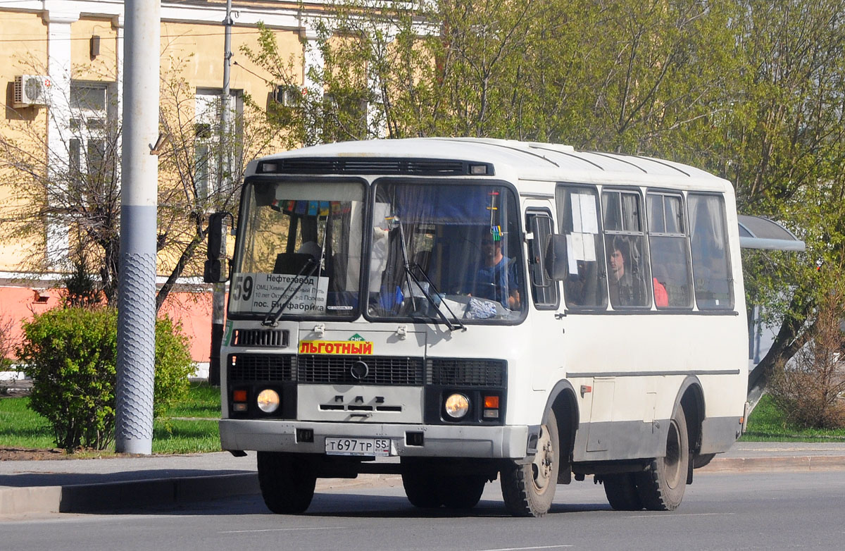 Омская область, ПАЗ-32053 № 2825