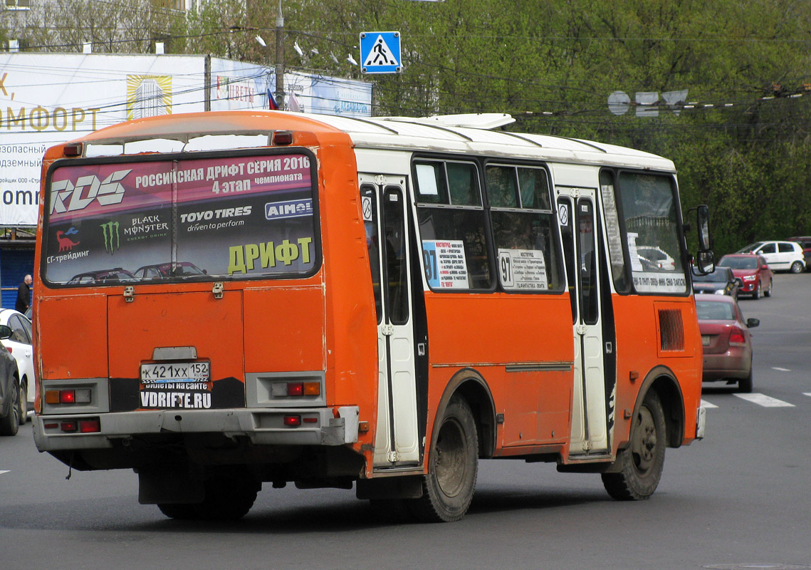 Нижегородская область, ПАЗ-32054 № К 421 ХХ 152