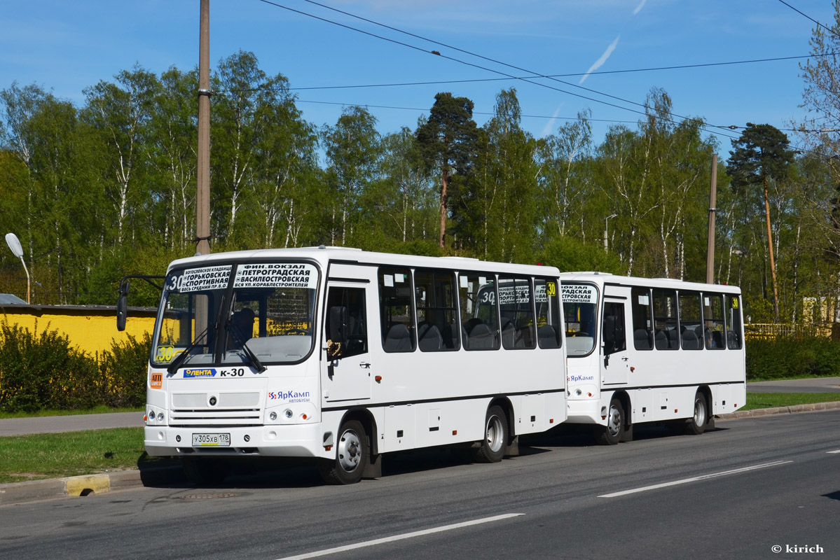 Санкт-Петербург, ПАЗ-320402-05 № У 305 ХВ 178