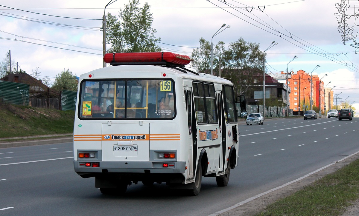 Томская область, ПАЗ-32054 № Е 205 ЕВ 70